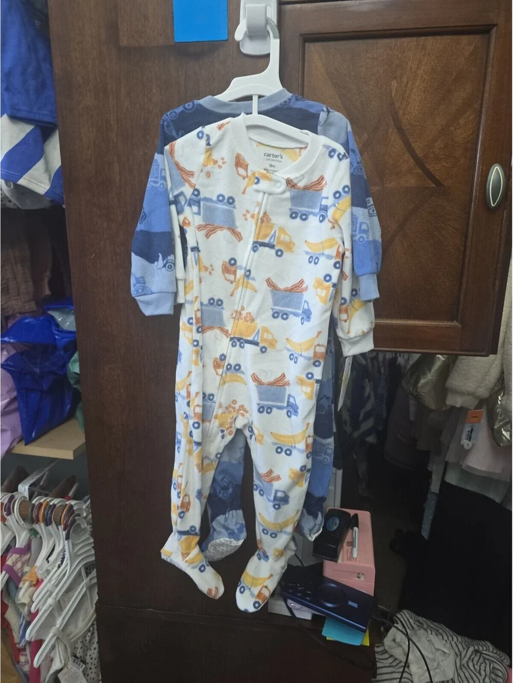 18m brand new carter's fleece pajamas item 22G4